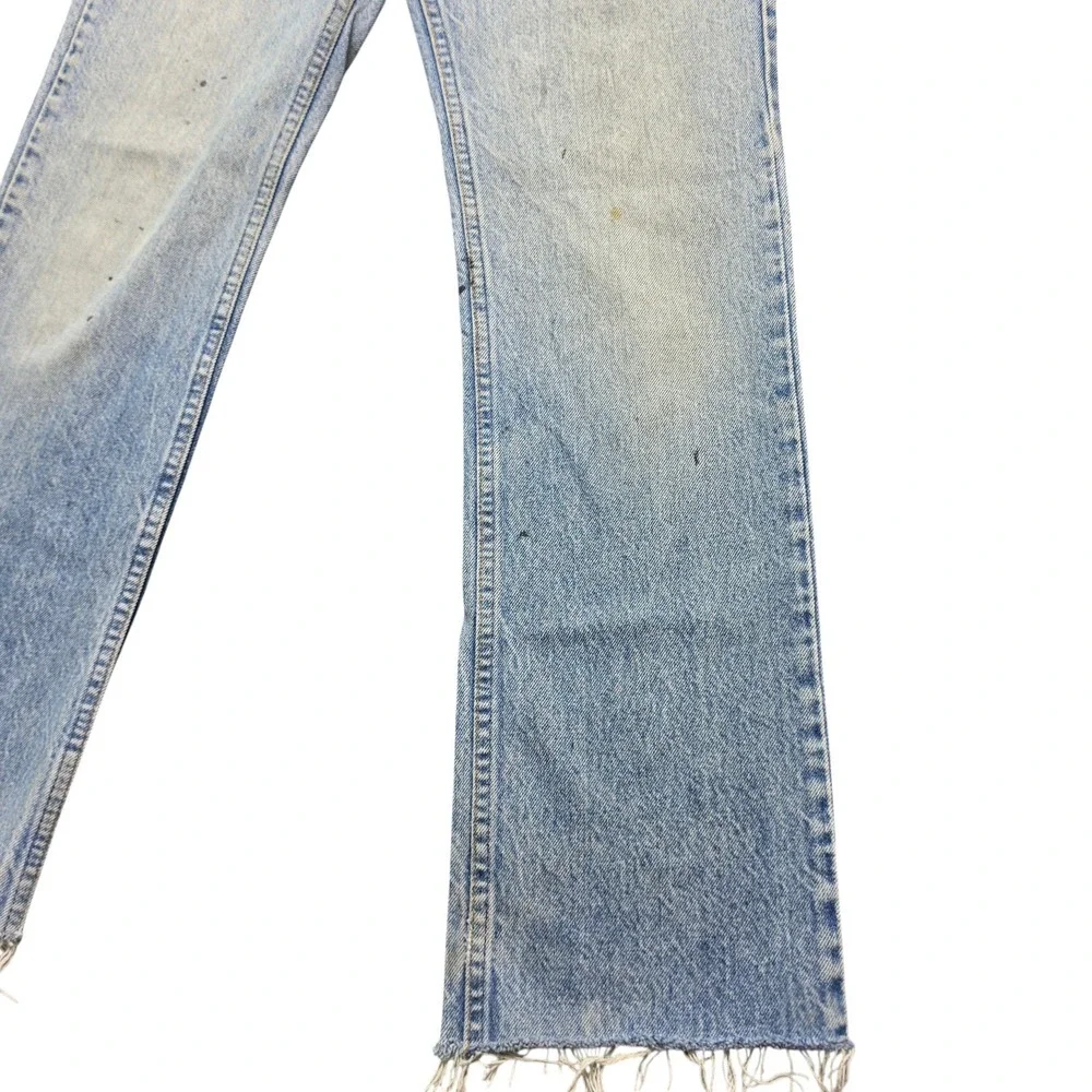 Vintage Orange Tab 517 Bootcut Jeans Mens 31x32 Light Wash Levis 40517-0215